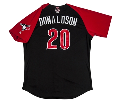  Josh Donaldson Game Used Jersey Worn during 2015 Home Run Derby Jersey (MLB Authenticated)